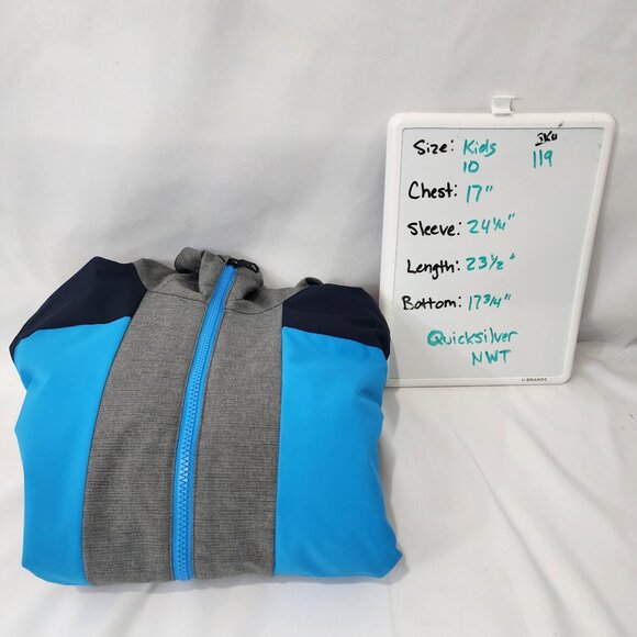 Quiksilver Youth Jacket S/10 NWT - Picture 12 of 16